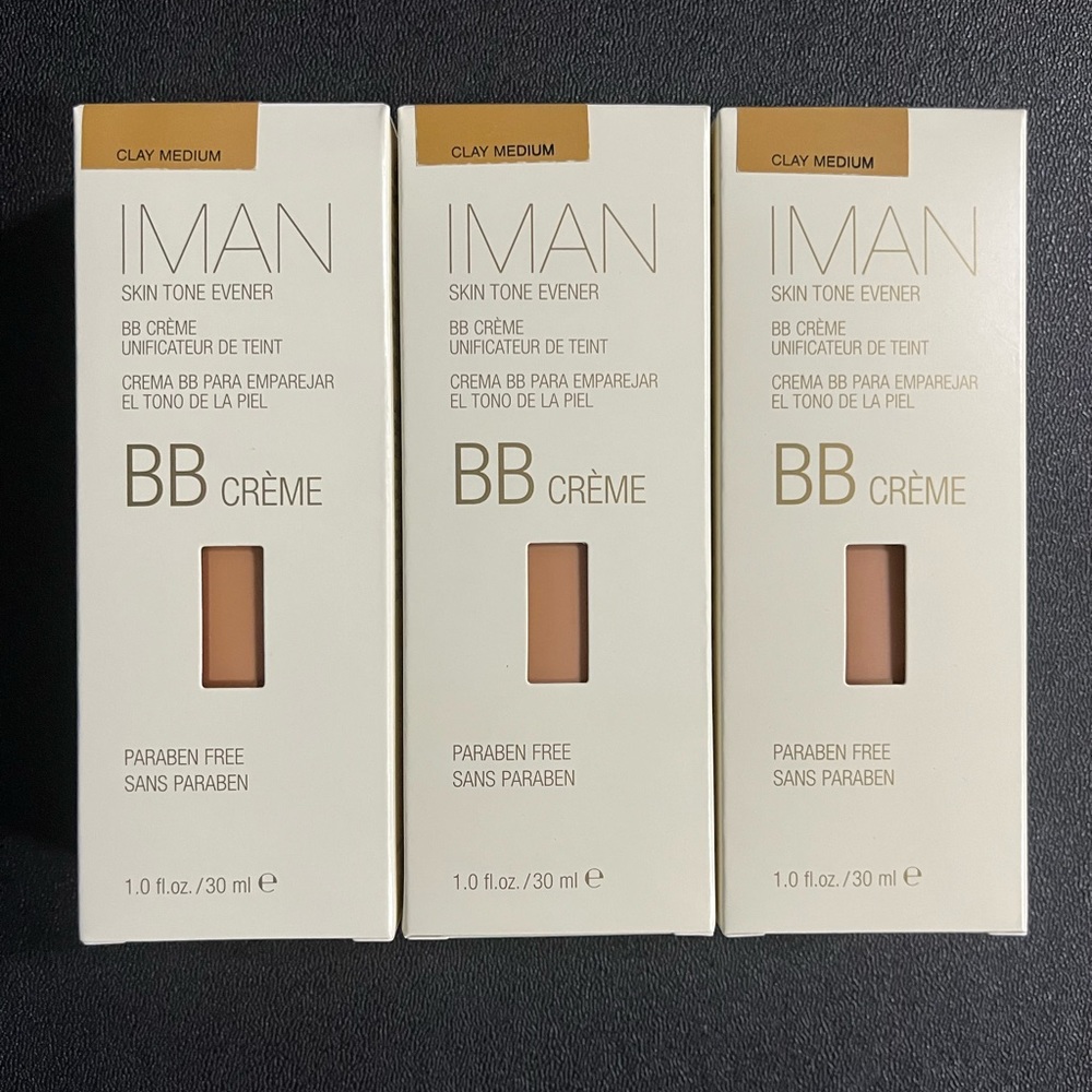Short time sale! 3 pack lot- IMAN skin Tone Evener Clay Medium Sealed new in box